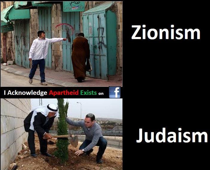 Zionism -V- Judaism with tree