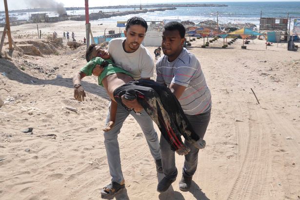 Boy killed playing football on Beach 16 July 2014.jpg